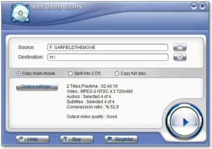 Arc DVD Copy v1.5.1