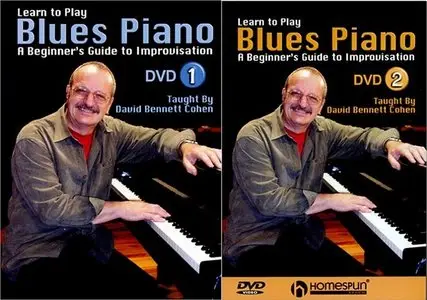 David Bennett Cohen - Learn To Play Blues Piano (DVD#1 & DVD#2) [Repost]