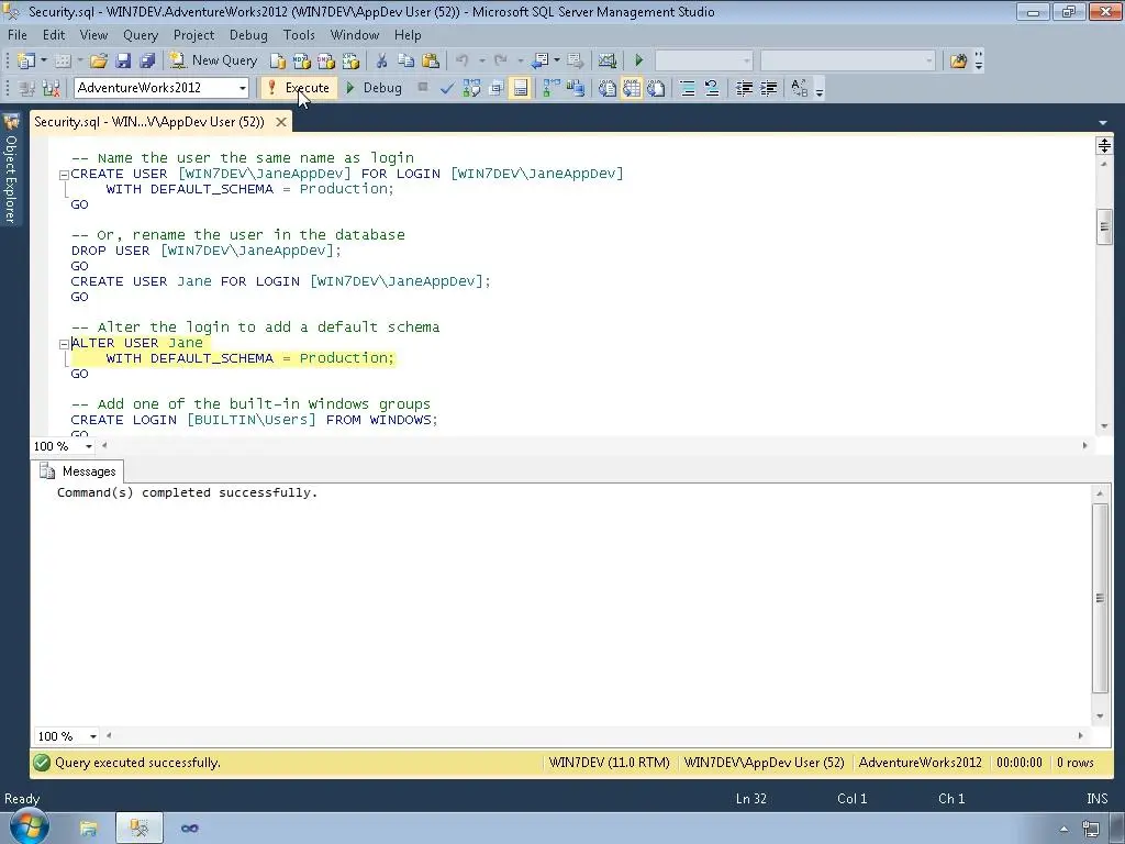 LearnNowOnline - SQL Server 2012: Security Basics