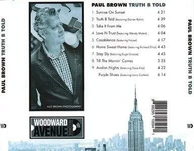 Paul Brown - Truth B Told (2014) {Woodward Avenue}
