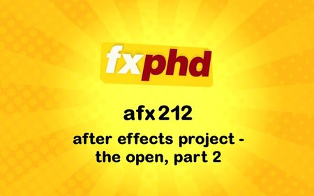 AFX212 - After Effects Project - The Open Part 2