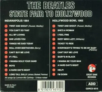 The Beatles - State Fair To Hollywood (1993)