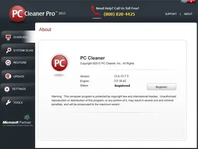 PC Cleaner Pro 2013 11.6.13.7.3