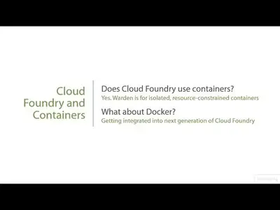 Cloud Foundry for Developers