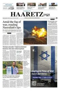 Haaretz English Edition - 3 November 2023