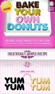 GraphicRiver Doughnut Text Creator // almost 700 Combinations