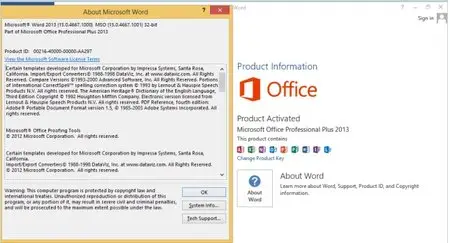 Microsoft Windows 8.1 Pro Vl with Microsoft Office 2013 Professional Plus Integrated