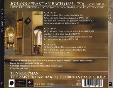 Ton Koopman, Amsterdam Baroque Orchestra & Choir - Johann Sebastian Bach: Complete Cantatas Vol. 19 [3CDs] (2005)