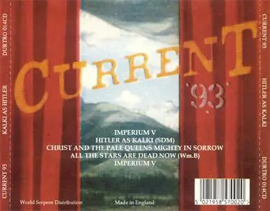 Current 93 - Hitler As Kalki (1993) {Durtro}