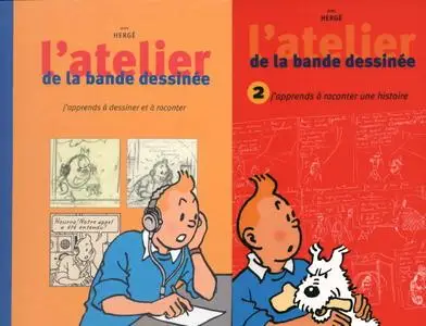 Rudi Dumortier, "L'atelier de la bande dessinée avec Hergé", tomes 1 et 2
