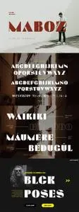 MABOZ Classy Advertisement Font