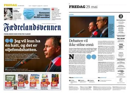 Fædrelandsvennen – 29. mai 2020
