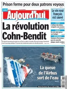 Aujourd'hui en France. du Mardi 09 Juin 2009. (édition nationale) 