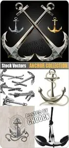 Anchor collection - Stock Vector