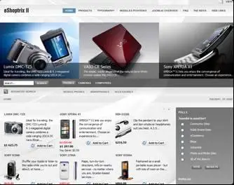 eShoptrix II - May 08 JoomlaTemplate