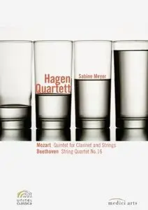 Hagen Quartett - Mozart Quintet for Clarinet and Strings, Beethoven String Quartet No. 16 (2009) DVD9