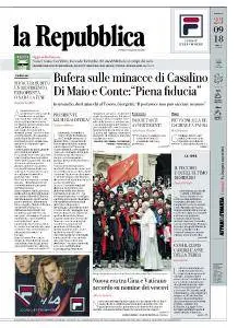 la Repubblica - 23 Settembre 2018