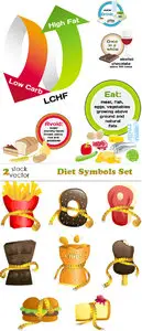 Vectors - Diet Symbols Set
