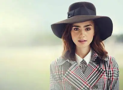 Lily Collins by Boo George for Vogue September 2013