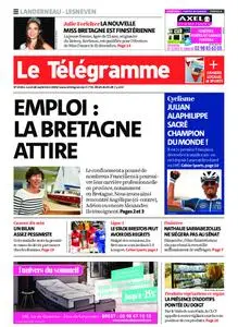 Le Télégramme Landerneau - Lesneven – 28 septembre 2020