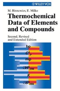 Thermochemical Data of Elements and Compounds [Repost]