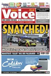Daily Voice – 30 September 2022