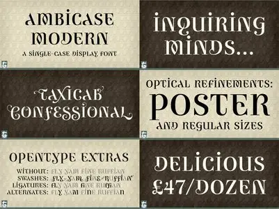 Ambicase Modern Font Family