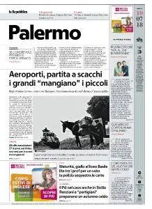 la Repubblica Palermo - 10 Luglio 2018