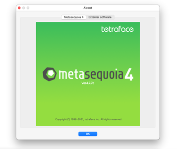 Metasequoia 4.7.7d EX Edition macOS