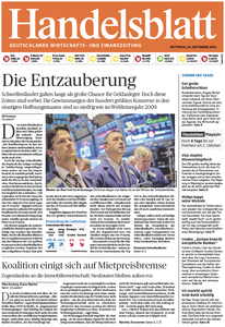 Handelsblatt vom Mittwoch, 24. September 2014