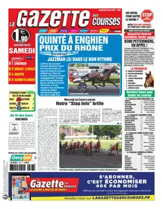La Gazette des Courses - 23 Mai 2025