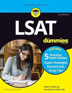 LSAT For Dummies: Book + 5 Practice Tests Online Ed 3