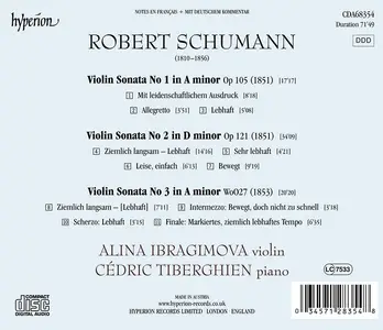 Alina Ibragimova, Cédric Tiberghien - Robert Schumann: Violin Sonatas (2025)