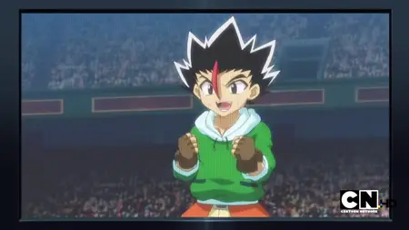Beyblade Metal Fusion (2009 S02E20 Horuseus VS Striker C W
