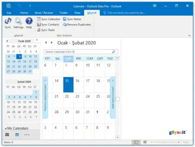 gSyncit for Microsoft Outlook 5.8.24