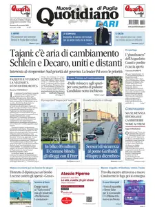 Quotidiano di Puglia Bari - 9 Novembre 2025