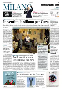 Corriere della Sera Milano - 3 Ottobre 2025