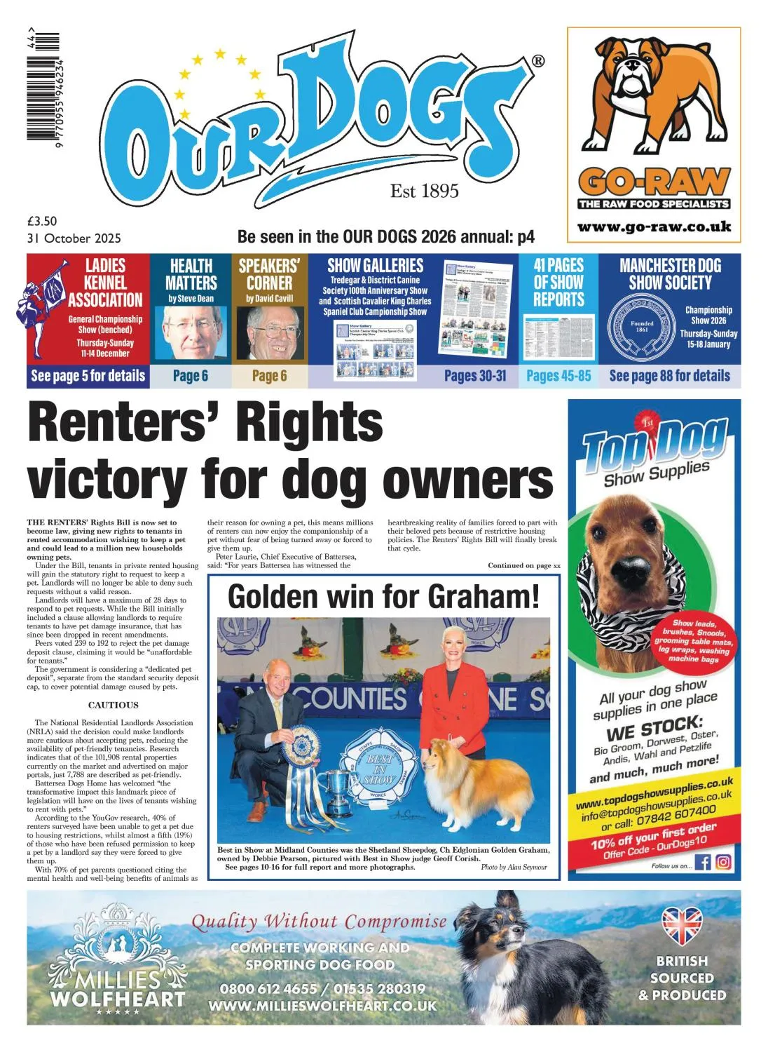 Our Dogs - October 2025