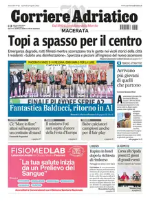 Corriere Adriatico Macerata - 24 Aprile 2025
