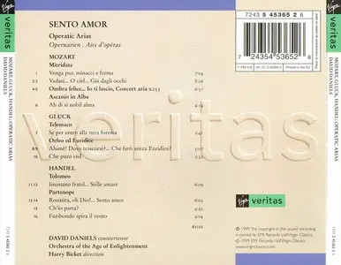 David Daniels, Harry Bicket, Orchestra of the Age of Enlightenment - Sento Amor: Operatic Arias (1999)