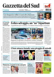 Gazzetta del Sud Cosenza - 2 Ottobre 2024