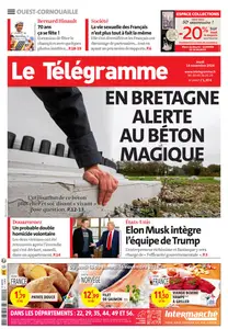 Le Télégramme Ouest Cornouaille - 14 Novembre 2024