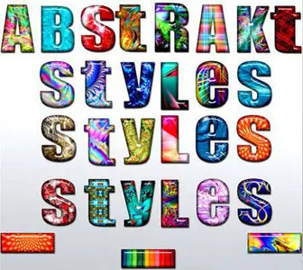 A set of abstract styles for Photoshop
