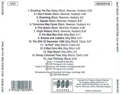 May Blitz - May Blitz (1970) / The 2nd Of May (1971) (1992)