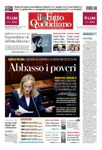 Il Fatto Quotidiano - 26 Ottobre 2022