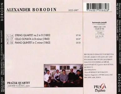 Pražák Quartet - Alexander Borodin: String Quartet No. 2; Cello Sonata; Piano Quintet in C minor (2000)