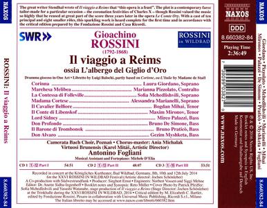 Antonino Fogliani, Virtuosi Brunensis - Gioachino Rossini: Il viaggio a Reims (2016)