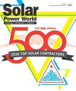 Solar Power World - July 2016