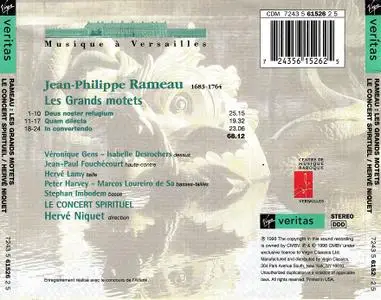 Hervé Niquet, Le Concert Spirituel - Rameau: Les Grands Motets (1998)
