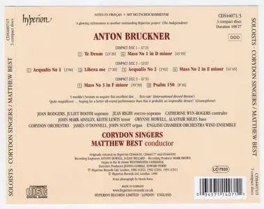 Corydon Singers, Corydon Orchestra, Matthew Best - Bruckner: Masses, Te Deum (1996)